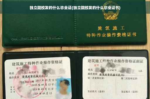 独立院校发的什么毕业证(独立院校发的什么毕业证书)