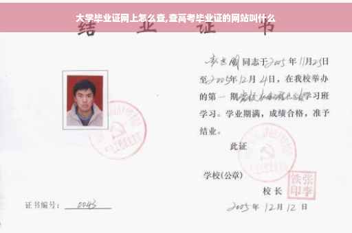 大学毕业证网上怎么查,查高考毕业证的网站叫什么