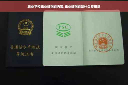 职业学校毕业证钢印内容,毕业证钢印是什么专用章