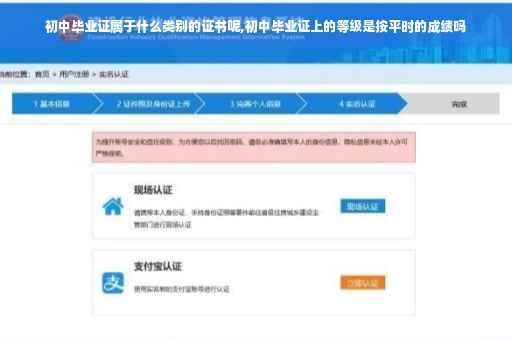 初中毕业证属于什么类别的证书呢,初中毕业证上的等级是按平时的成绩吗
