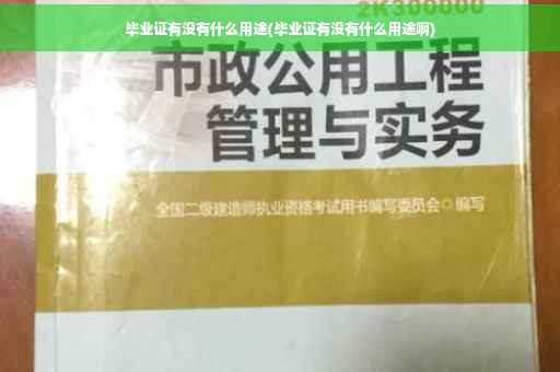 毕业证有没有什么用途(毕业证有没有什么用途啊)