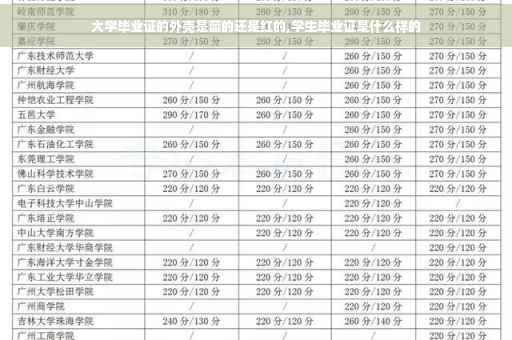 大学毕业证的外壳是蓝的还是红的,学生毕业证是什么样的