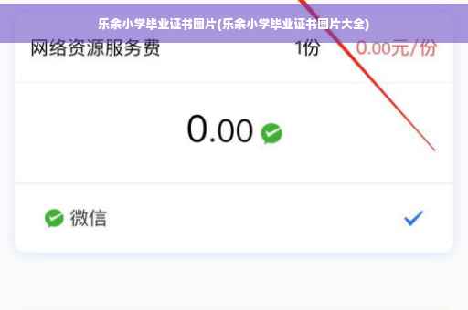乐余小学毕业证书图片(乐余小学毕业证书图片大全)