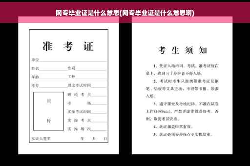 网专毕业证是什么意思(网专毕业证是什么意思啊)