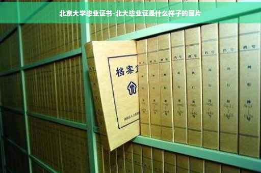 北京大学毕业证书-北大毕业证是什么样子的图片