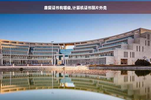康复证书有哪些,计算机证书图片外壳