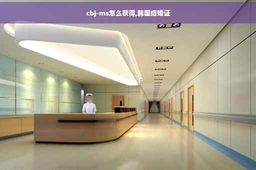 cbj-ms怎么获得,韩国结婚证