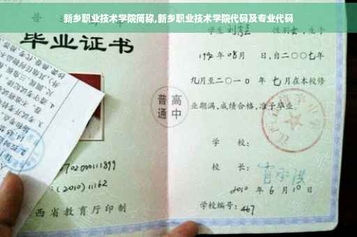 新乡职业技术学院简称,新乡职业技术学院代码及专业代码