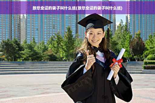 放毕业证的袋子叫什么纸(放毕业证的袋子叫什么纸)