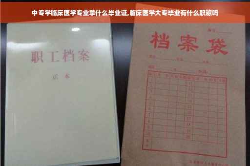中专学临床医学专业拿什么毕业证,临床医学大专毕业有什么职称吗