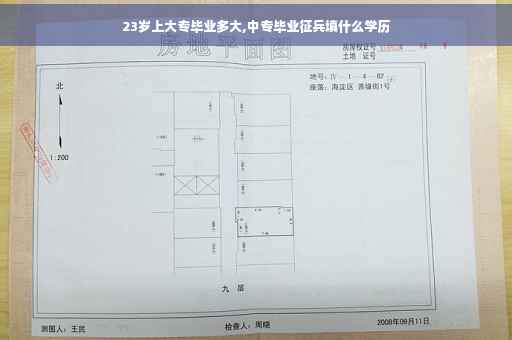 23岁上大专毕业多大,中专毕业征兵填什么学历