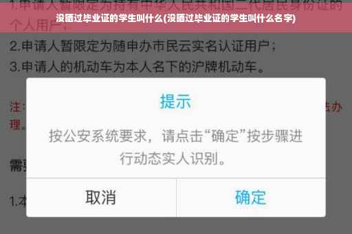 没晒过毕业证的学生叫什么(没晒过毕业证的学生叫什么名字)