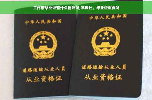 工作带毕业证有什么用处吗,学设计，毕业证重要吗