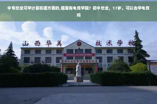 中专毕业可学计算机哪方面的,哪里有电竞学院？初中毕业，17岁。可以去学电竞吗