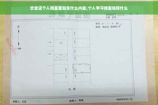 毕业证个人档案里包含什么内容,个人学习档案包括什么