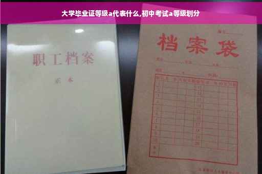 大学毕业证等级a代表什么,初中考试a等级划分