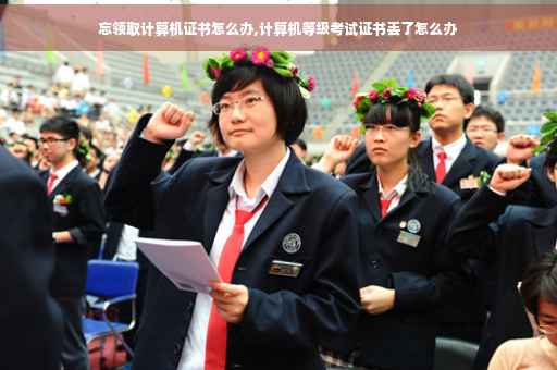 忘领取计算机证书怎么办,计算机等级考试证书丢了怎么办