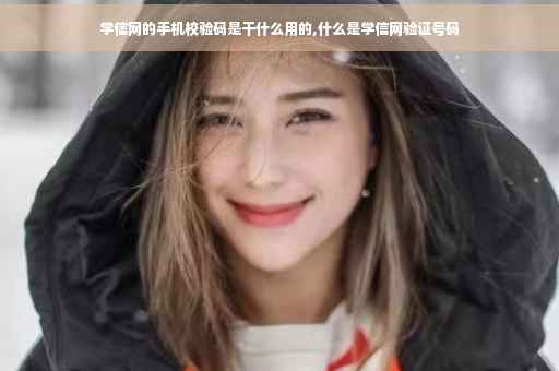 学信网的手机校验码是干什么用的,什么是学信网验证号码