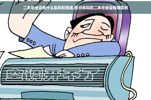 二本毕业证有什么区别和用途,民办本科和二本毕业证有啥区别