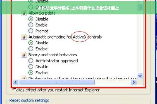 本科毕业学分要求,上本科要什么毕业证才能上