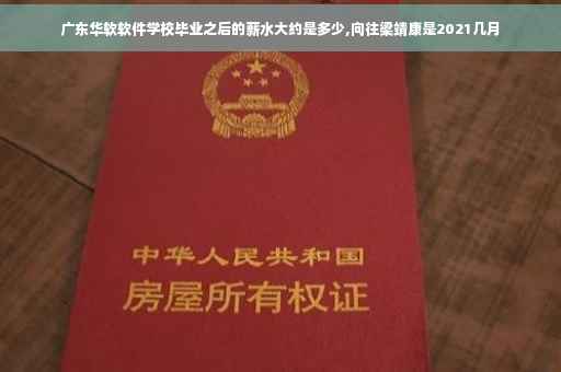广东华软软件学校毕业之后的薪水大约是多少,向往梁靖康是2021几月