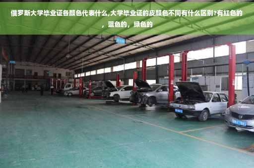 俄罗斯大学毕业证各颜色代表什么,大学毕业证的皮颜色不同有什么区别?有红色的，蓝色的，绿色的