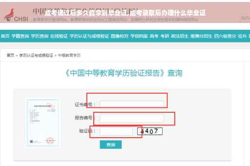 成考通过后多久能拿到毕业证,成考录取后办理什么毕业证