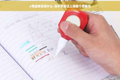 a等成绩是指什么-高中毕业证上面哪个是编号