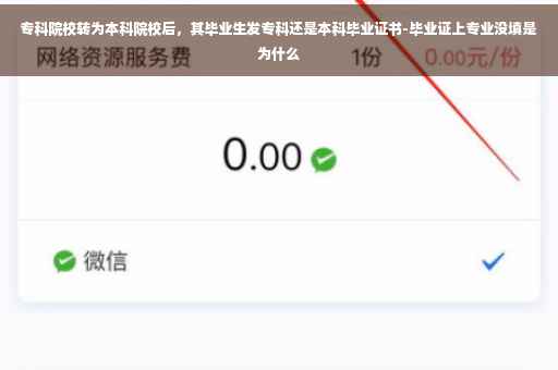 专科院校转为本科院校后，其毕业生发专科还是本科毕业证书-毕业证上专业没填是为什么