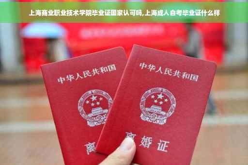 上海商业职业技术学院毕业证国家认可吗,上海成人自考毕业证什么样