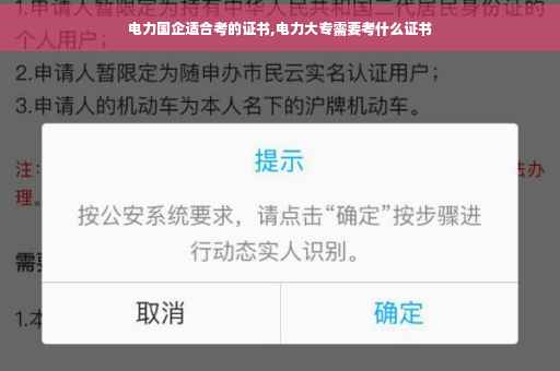 电力国企适合考的证书,电力大专需要考什么证书