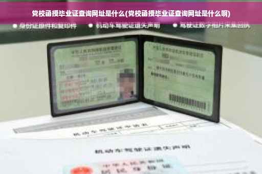 党校函授毕业证查询网址是什么(党校函授毕业证查询网址是什么啊)