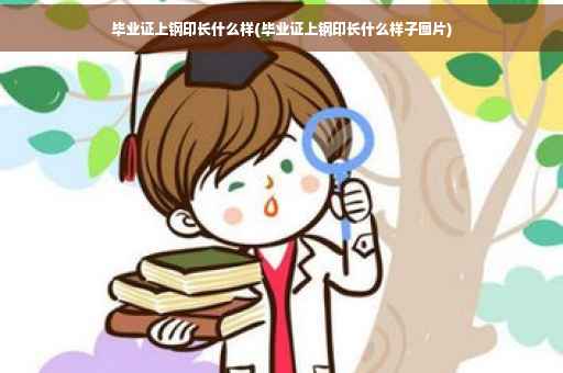 毕业证上钢印长什么样(毕业证上钢印长什么样子图片)