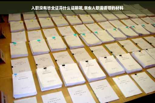 入职没有毕业证开什么证明呢,京东入职需要带的材料
