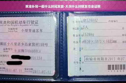 就业补贴一般什么时间发放-大庆什么时候发毕业证啊