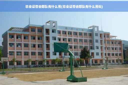 毕业证带去部队有什么用(毕业证带去部队有什么用处)