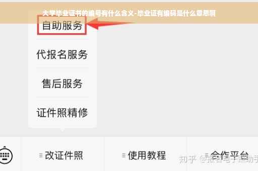 大学毕业证书的编号有什么含义-毕业证有编码是什么意思啊