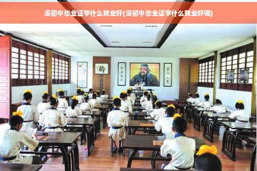 没初中毕业证学什么就业好(没初中毕业证学什么就业好呢)