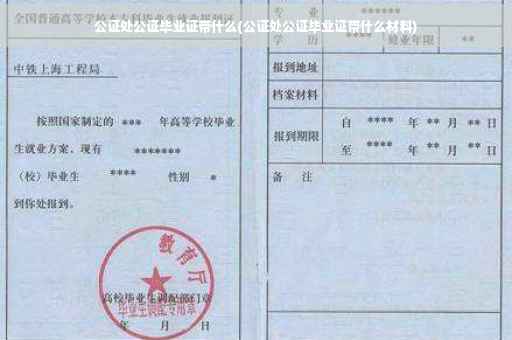 公证处公证毕业证带什么(公证处公证毕业证带什么材料)