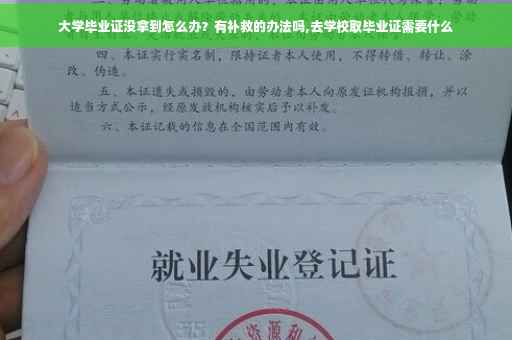 大学毕业证没拿到怎么办？有补救的办法吗,去学校取毕业证需要什么