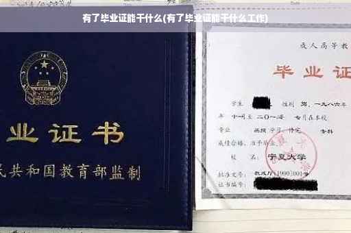 有了毕业证能干什么(有了毕业证能干什么工作)