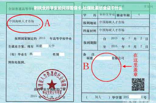 刚就业的学生如何领医保卡,社保处要毕业证干什么