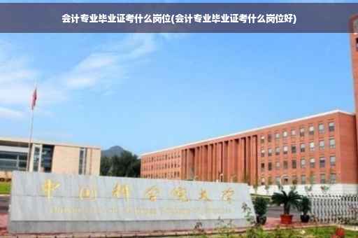 会计专业毕业证考什么岗位(会计专业毕业证考什么岗位好)