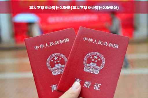 拿大学毕业证有什么好处(拿大学毕业证有什么好处吗)
