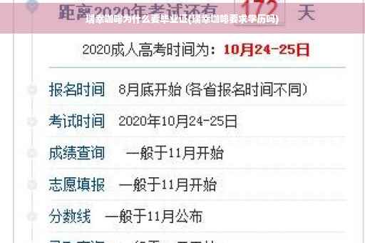 瑞幸咖啡为什么要毕业证(瑞幸咖啡要求学历吗)