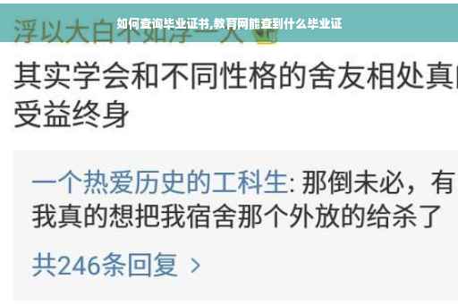 如何查询毕业证书,教育网能查到什么毕业证
