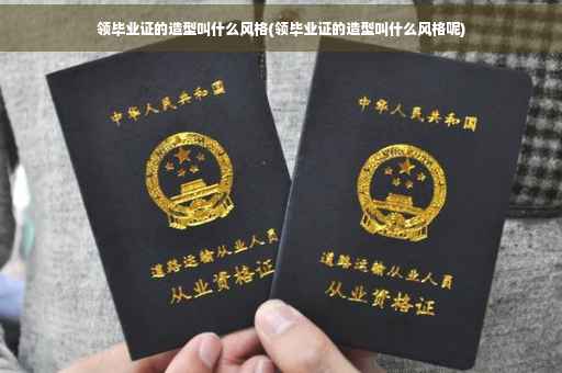 领毕业证的造型叫什么风格(领毕业证的造型叫什么风格呢)
