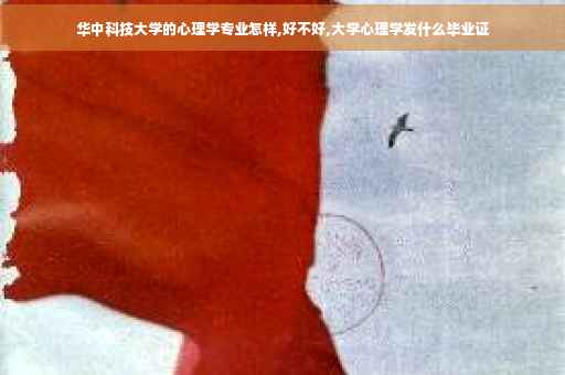 华中科技大学的心理学专业怎样,好不好,大学心理学发什么毕业证