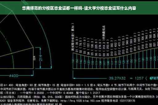 华南师范的分校区毕业证都一样吗-读大学分校毕业证写什么内容