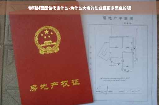 专科封面颜色代表什么-为什么大专的毕业证很多黑色的呢